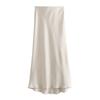 Fashion Kaslead Women's Silk Satin Skirt