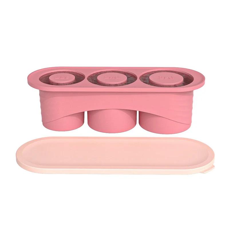 Summer Ice Cube Mould Trays Reusable for Stanley Tumblers Silicone Ice Making Beverage Cup Maker Ice Mold for Drink Juice Coffee