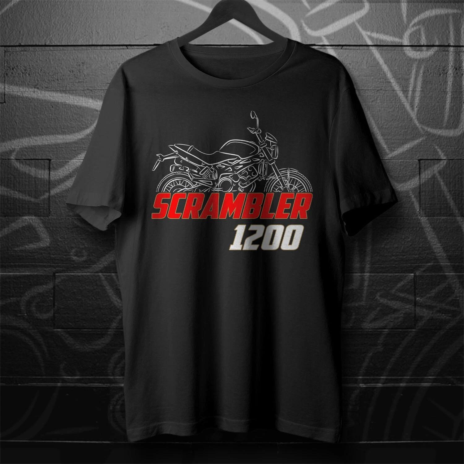 

Black men s and women s T-shirt For Moto Morini Scrambler 1200 2009-17 Fans M