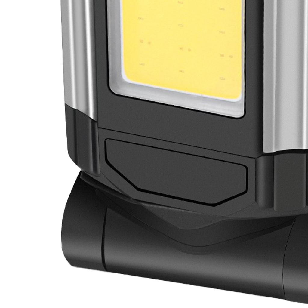 Folded Work Lights Aluminium Alloy USB Charging Magnetic COB Inspection Lamp Portable Fill Light Grey
