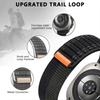 Nylon Loop Strap For Samsung Galaxy Watch Ultra 47mm Official Wave Pattern Fabric Bracelet Wristband Galaxy Watch 8 Ultra Correa
