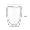 Double Wall Glass Cup Coffee Mug Insulated Glass Coffee Cups Latte Milk Juice Cup Tea Mug Heat Resistant Water Glasses Drinkware