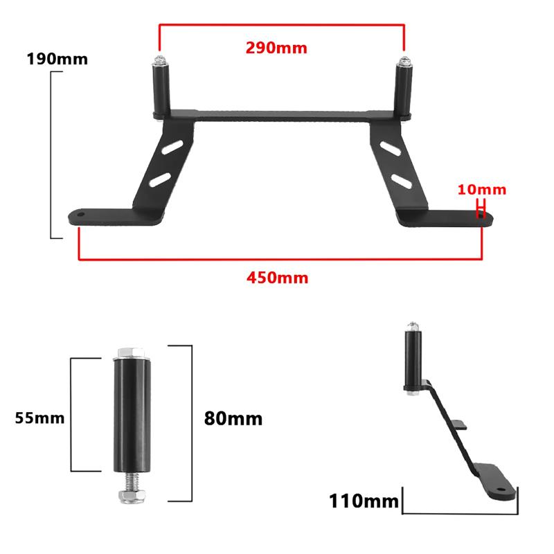 Motorcycle Fog Light Bracket Mount Auxiliary Light Holder For BMW R1200GS R1200 R1250 GS/ADV Gs1200 Lc