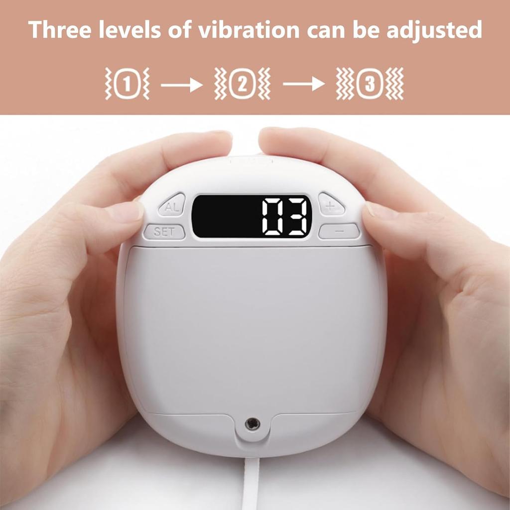 Vibrating Alert Digital Alarm Clock, Portable Travel Alarm Clock for Heavy Sleepers Vibrating Alarm Clock, Bed Shaker Alarm Clock Under Pillow