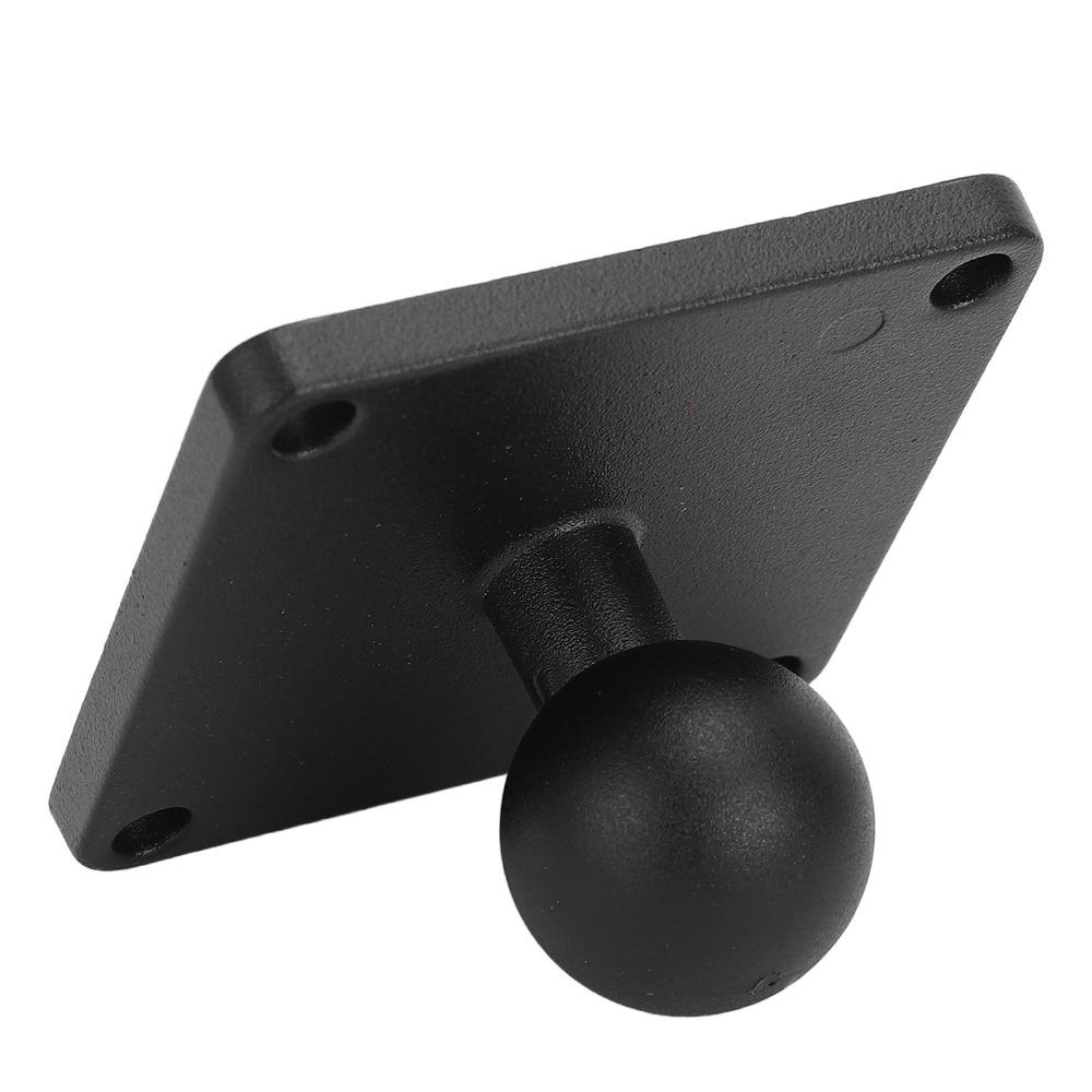 Rubber Ball Mount Base Aluminum Alloy AMPS Square Plate Durable Ball Mount Adapter Plate for Cars
