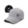 Love Heart Sunshade Sun Hat Adjustable Snapback Hat Fashion Ponytail Baseball Cap  Camping
