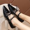 Fashion Autumn Women Flats Shoes Lace Up Fashion Pointed Toe Designer Loafers Dress 2025 New Trend Sneakers Women Zapatillas De Mujer