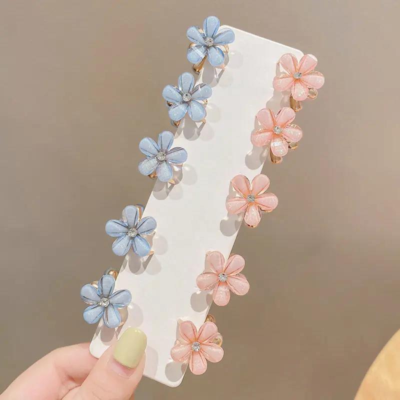 2023 Summer Camellia Mini Hair Claw Clip for Girls