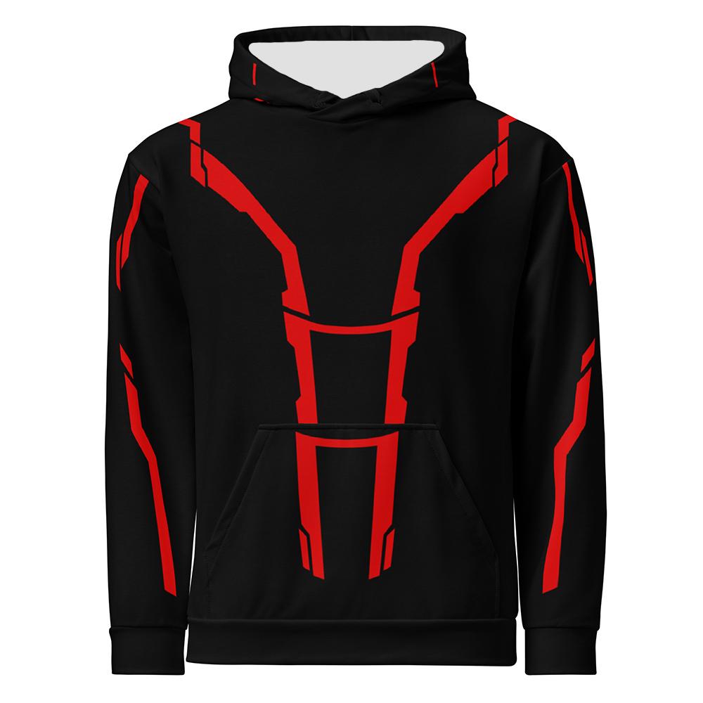 TRON Ares Cosplay Halloween Hoodies Long Sleeve Fashion Fleece Sweatshirts NIN Nine Inch Nails Band Print Pullovers Unisex