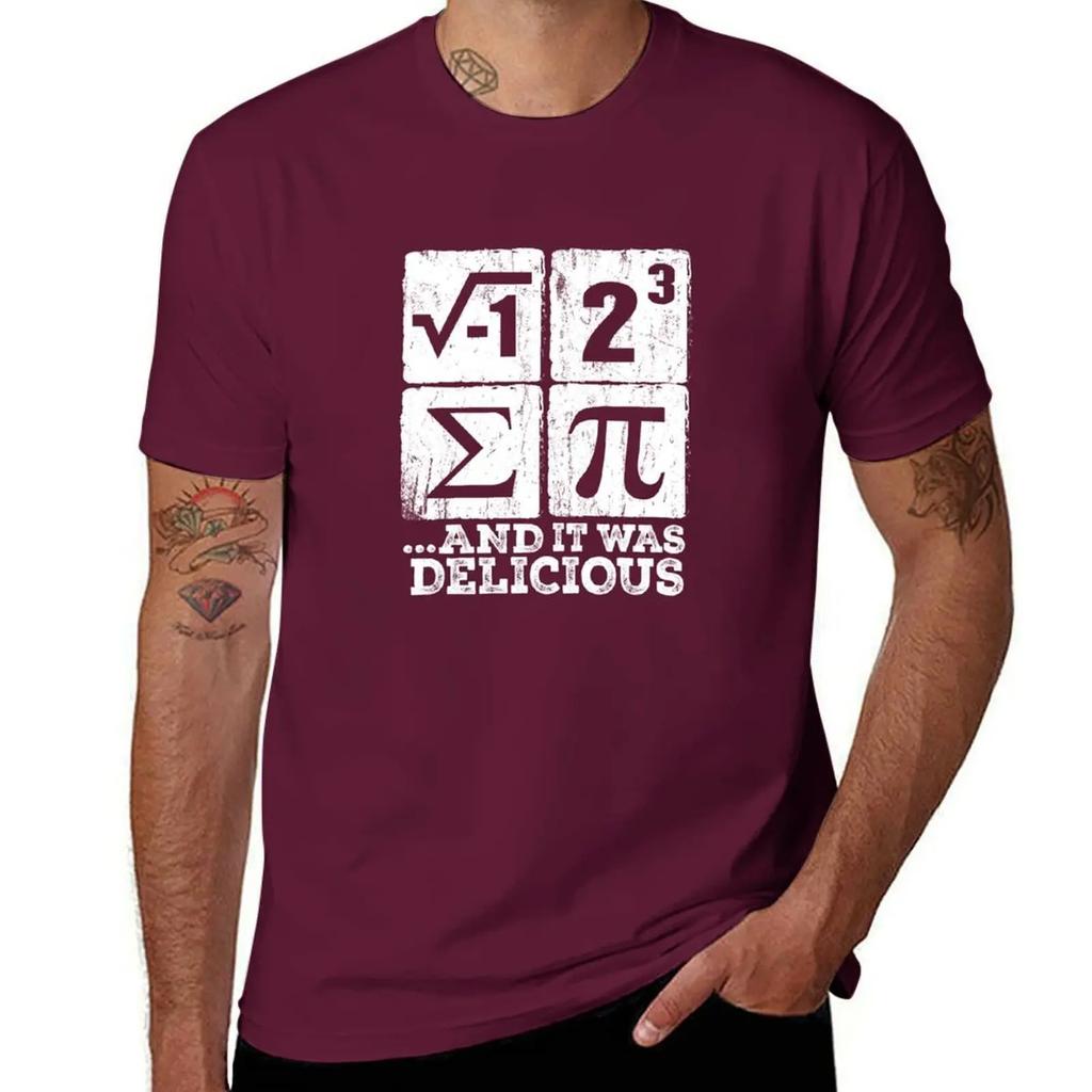 I Ate Some Pi t shirt Funny i ate some pie Math Nerd Humor T-Shirt oversized blacks mens t shirts casual stylish