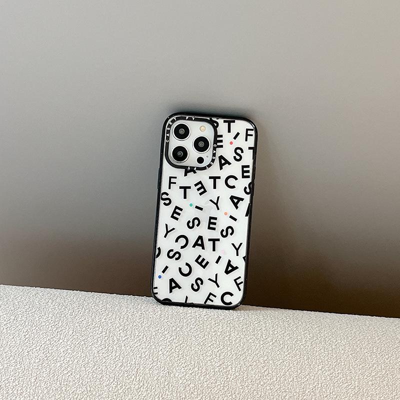 

Улучшенный жесткий чехол с леопардовым принтом и английским логотипом для iPhone 12/13/14Pro/15ProMax iPhone 15 Pro