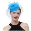 Frauen Mädchen Mesh Fascinators Hut Cocktail Party Stirnband Kopfschmuck Hochzeit Hut