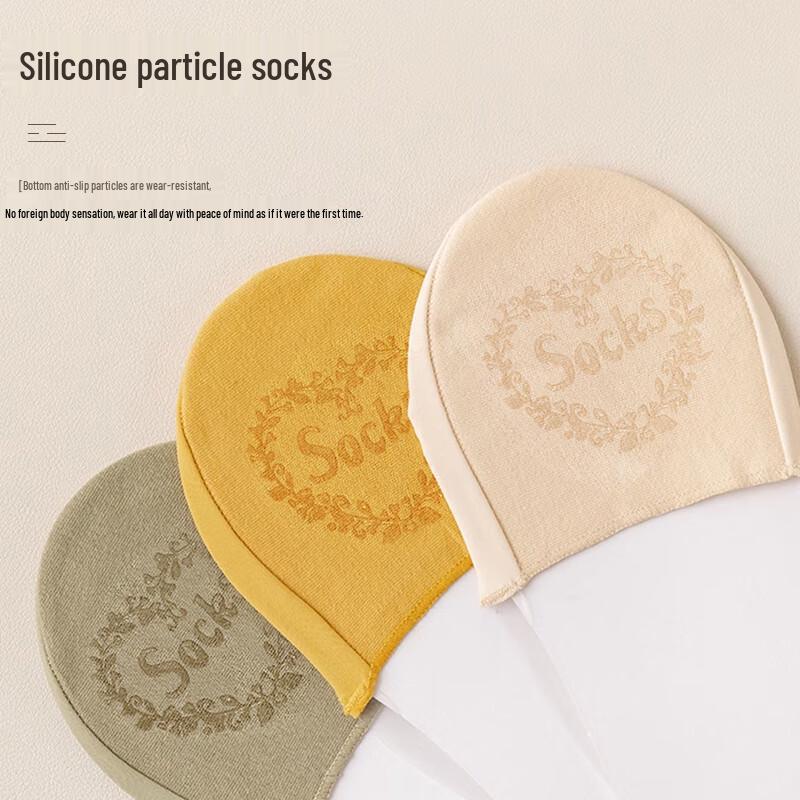 Langsha Women's Breathable Anti-Slip Half-Palm Invisible Liner Socks