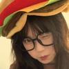 Warm Creativity Decorative Burger Hat Cute Comfortable Burger Headgear Funny Soft Performance Prop Hat Party Costume Accessories