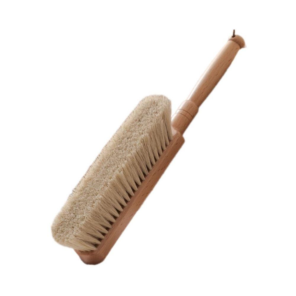 Bettbürste aus Buchenholz mit weichen Borsten, Haushaltsreinigungswerkzeug, Sofabürste, Reinigungsutensil