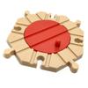 Eight-Way Turntable Track Accessories Wooden Train Childrens Track Toys Plastic Compatible Wooden Boy Toys Gifts X7