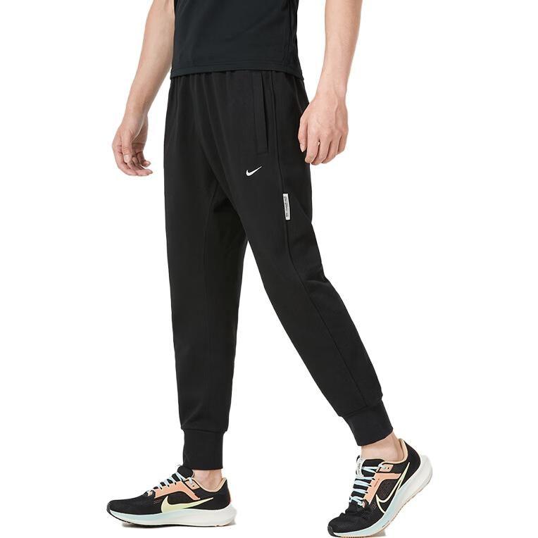 Nike Casual Pants Men's Black Moderate Cuffed Pants FB6813-010