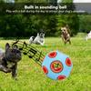 Dog Toy   Bite Resistant   Rubber Interactive Pet Food Dispensing Toy   with   Sound for Dogs Cats