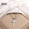 Dainty Pendant Necklace for Men Women Titanium Steel Cuban Chain