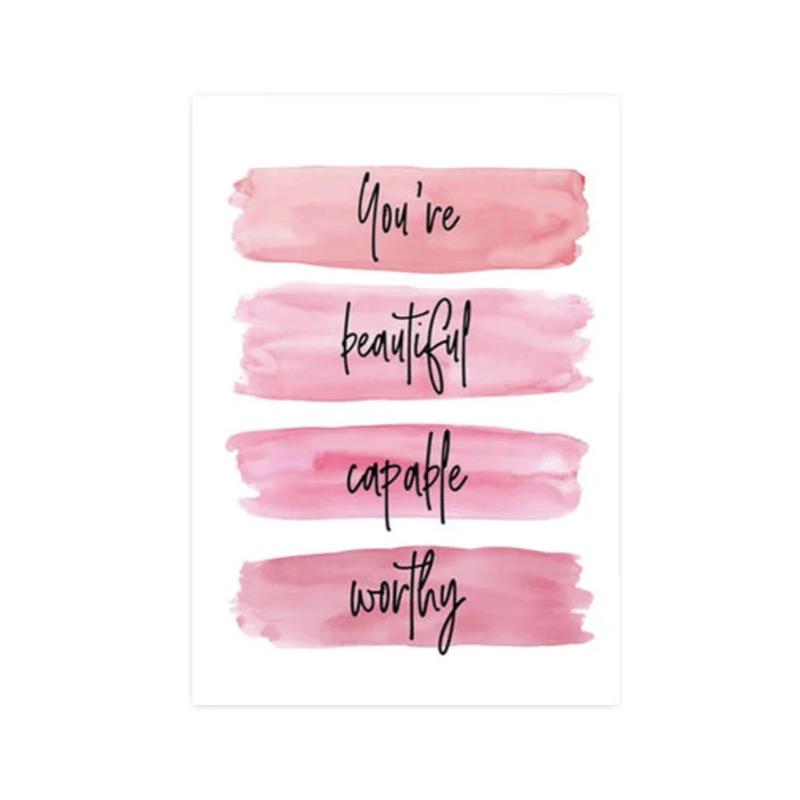 Fashion Lipstick Cosmetics Brush Posters and Prints Wall Art Pictures Cosmetic Canvas Paintings for Beauty Girl Room Home Decor