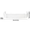 WR71X10409 Refrigerator Door Bin Replacement, Plastic Shelf with Raised End Mounting Features for Restoring Bottle and Container Door Storage