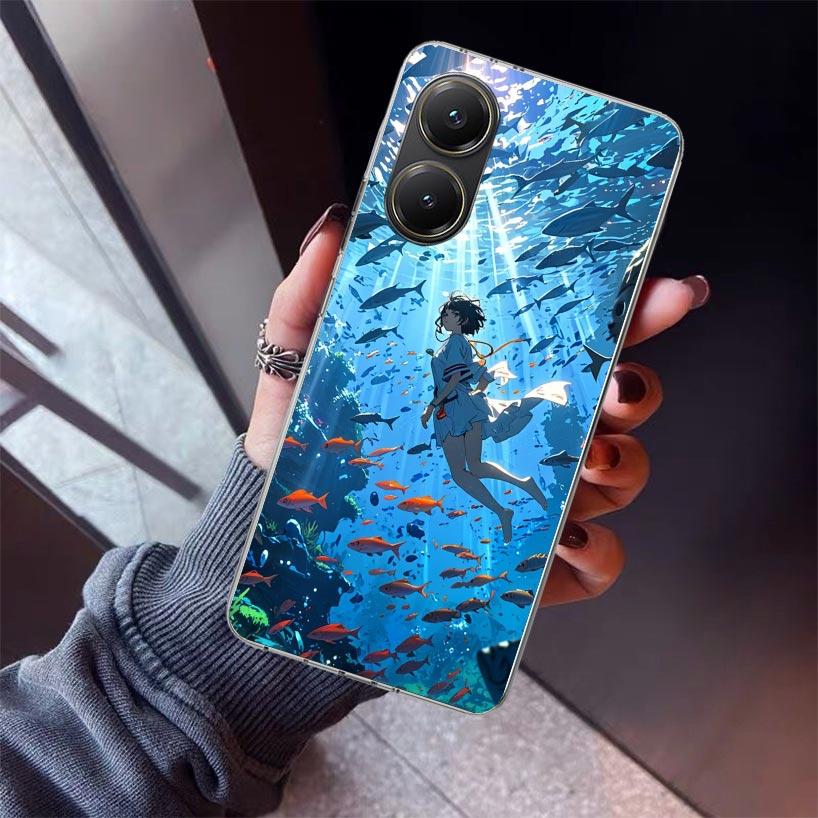 

Japanese Garden Pond Koi Phone Case For Xiaomi Poco X7 X6 X5 Pro F7 Ultra Redmi 15C 15 13 13C 12 12C 10 10A 10C 9 9A 9C 9T Shell Redmi 15C (173)