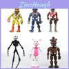 Cativante Coleção Fnaf Five Nights At Freddy's 6 peças Figuras de Ação de 19cm Para Entusiastas