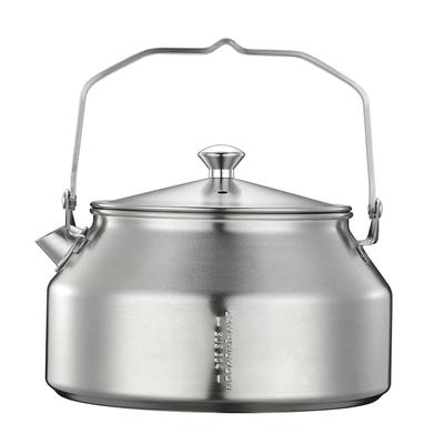 CAMPING MOON 1.0L SW-1 Stainless Steel Mini Kettle for Camping, Direct Fire, and One-Piece Molded Stainless Steel 304