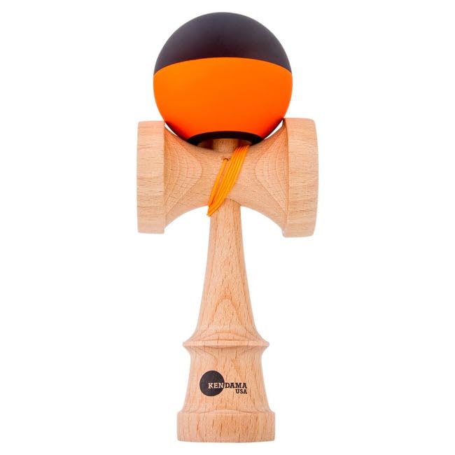 

KENDAMA USA Kaizen Кендама Форма Джет Половина Сплит Улучшенная Кендама Половина Сплит Форма Джет (Черный оранжевый)