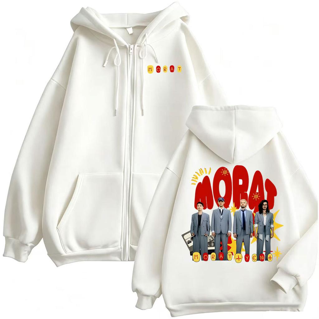 Band Morat Yem Music Album Zipper Hoodies Men Women Sweatshirts Jacket Coats Casual Fleece Zip Up Pullovers