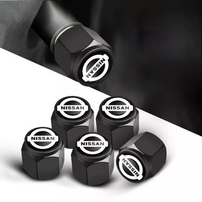 For MBQ15pcs Aluminum Alloy Car Wheel Tire Valve Cap Air Tyre Stem Cover for Nissan X-trail Qashqai Juke Note Sentra Patrol Navara Micra