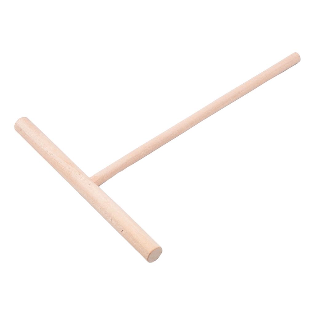 2 Pcs/lot Wooden Rake Round Batter Pancake Crepe Spreader Kitchen Tool DIY 16cm