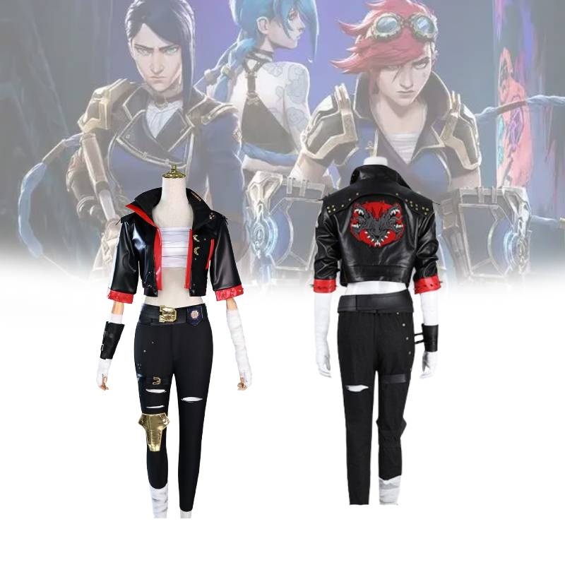 Of League Arcane Legends Cosplay Costume Authentic Anime Fighting Game Suit