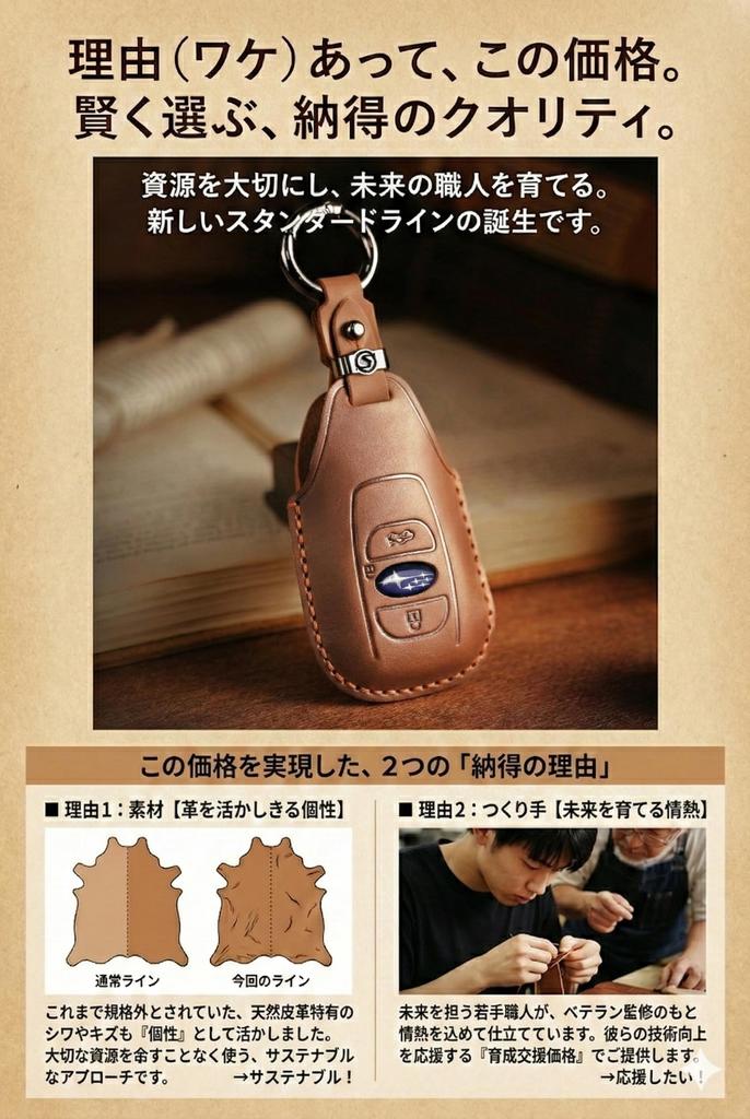 [Hallmo] Smart Key Case Genuine Leather Key Cover Compatible with