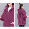 Plus Size Women's New Lamb Cashmere Coat Loose Sweatshirt