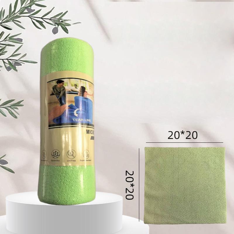 20PCS Ultra-Fine Fiber Cleaning Cloth Roll, Multifunctional Reusable Household Dish Towel, Car Cleaning Tool, Ideal Room