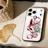 Japanese Samurai Geisha Phone Case For iPhone 17,16,15,14,13,12,11 X XR Plus,Soft Silicone Black Cover