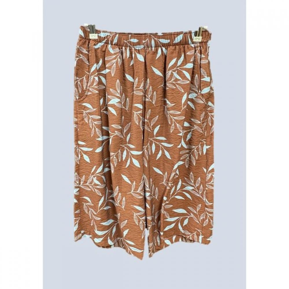 Venus Brown Floral Summer Loungewear Vep3831f Braun/100