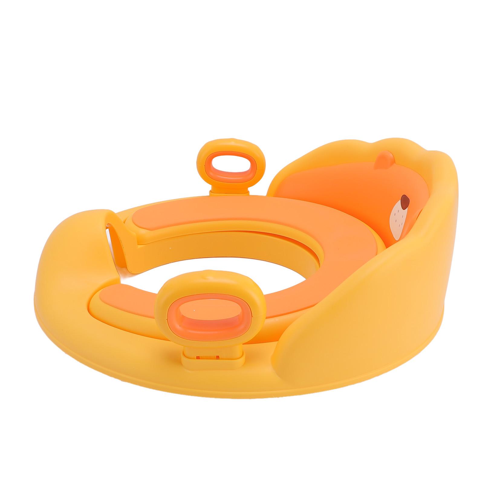 

Детское сиденье для унитаза для приучения к горшку с мягкими ручками и брызговиком, портативный дорожный горшок для малышей