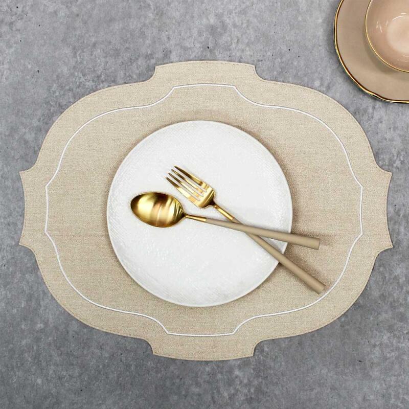 Корона Матовая Линия Вышивка Базовый Оксфорд mustard