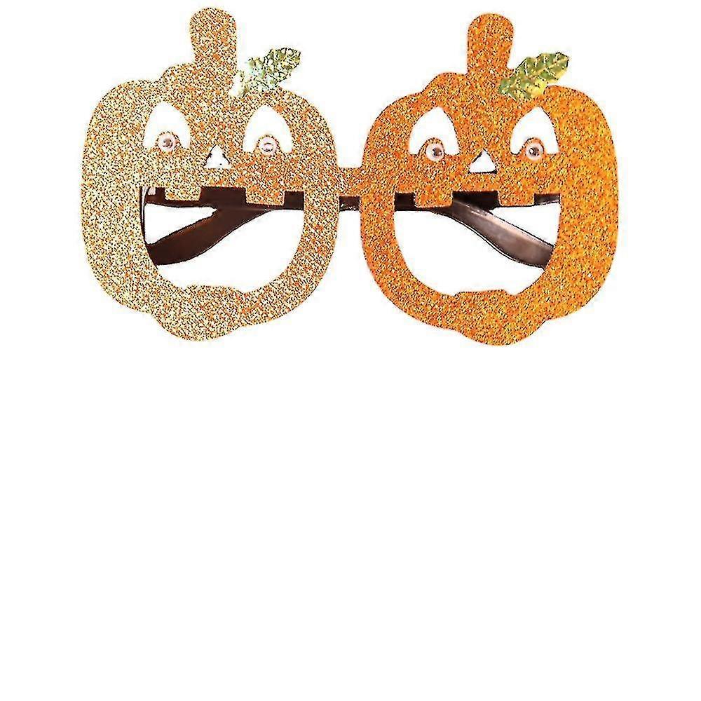 Lot de 2 Lunettes de Décoration d'Halloween Lunettes Créatives Fantôme Citrouille Araignée Lunettes de Décoration pour Ambiance