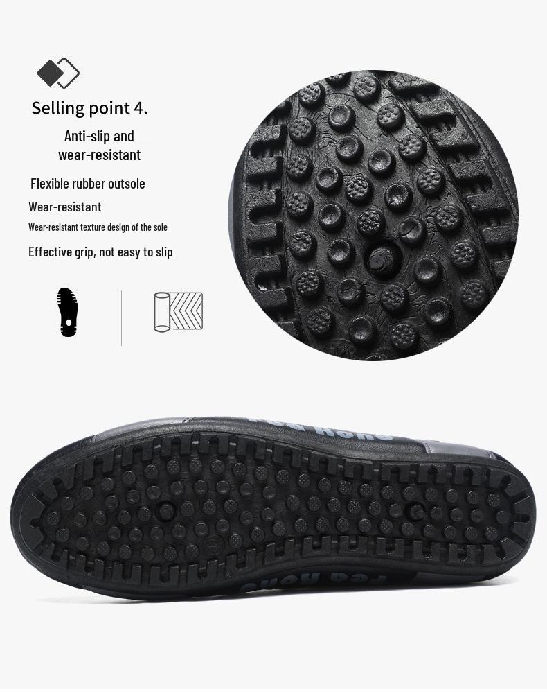 Men's 2025 Soft-soled Breathable Leather Moccasins - Korean Style Casual Sneakers & Flat Driving Shoes