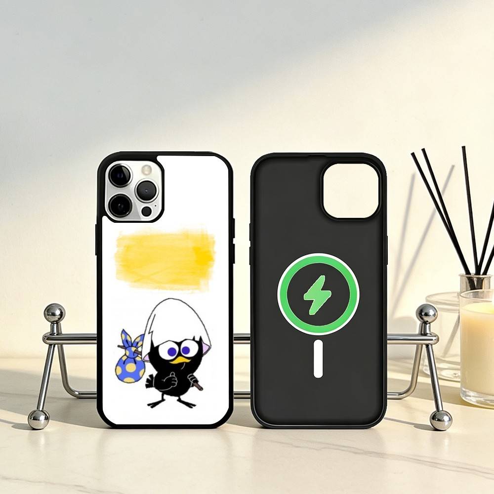 Cute C-Calimero Phone Case For iPhone17,16,15,14,13,12,11 Plus,Pro Max Magnetic For Magsafe Wireless Charging