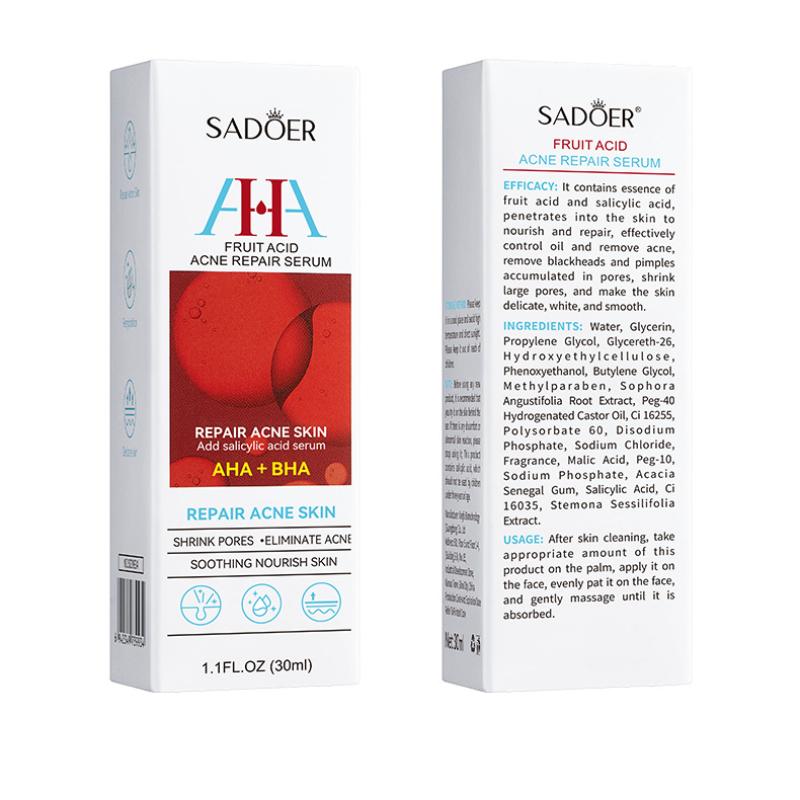 Acne Serum SADOER Fruit Acid Dilutes Acne Marks, Hydrates and Moisturizes