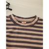 Kids Long Sleeve Striped Round Neck Casual T Shirt
