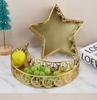 Iron Stars And Moon Ornament Tray Fruit Plate Middle East Home Dessert Fruit Cake Plate