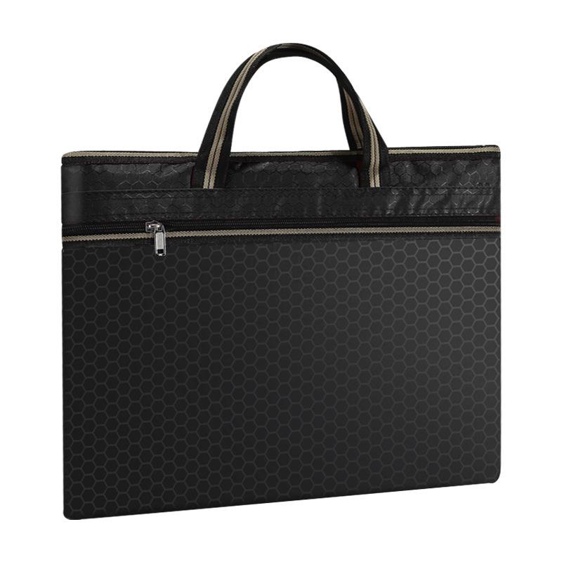 Large Capacity Oxford Cloth Document & Laptop Briefcase with Zipper