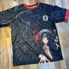 Naruto Uchiha Itachi Anime Camiseta de Fútbol Para Niños Niñas Secado Rápido Transpirable Partido Entrenamiento Fan Deportes Manga Corta Tops