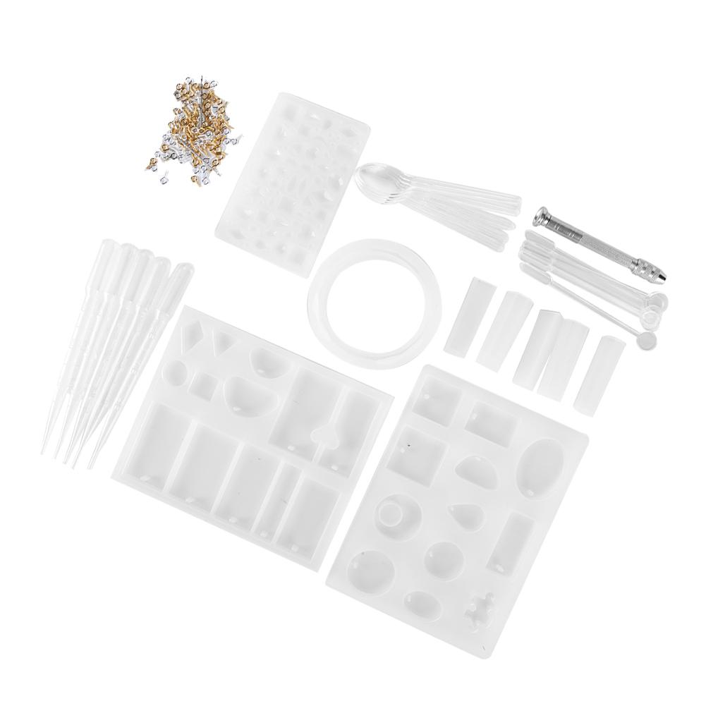 Silicone Bracelet Casting Molds DIY Craft Jewelry Pendant Making Mold Set Accessory