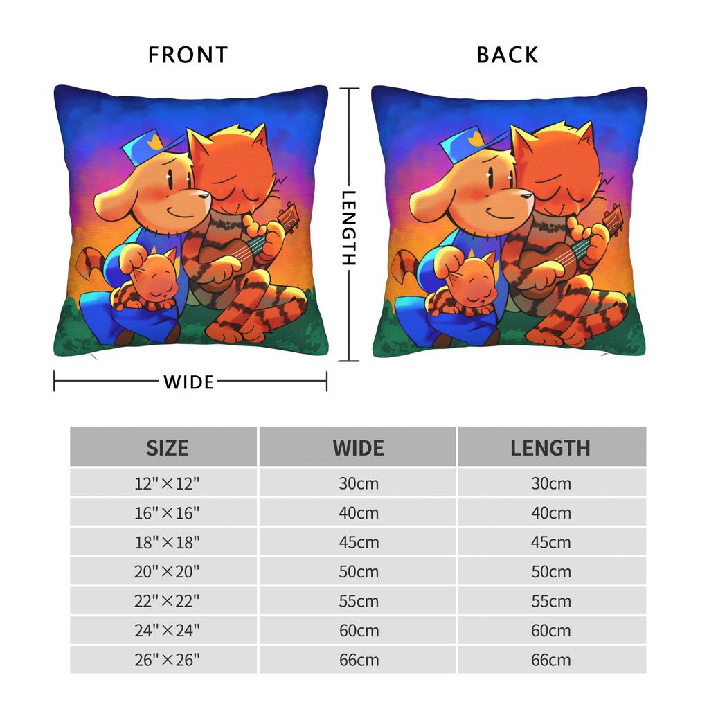 Pillow Case Dog Man Dogman Comic Soft Pillow Cover For Living Room Chair Funny Pillowcases